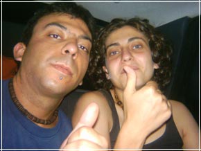 franco e nedda pre-concerto